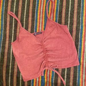 Zara cropped tank
